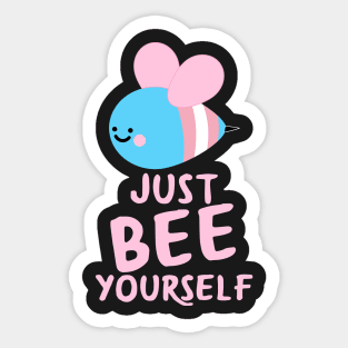 Just Bee Yourself - LGBT Gay Pride Month design Sticker